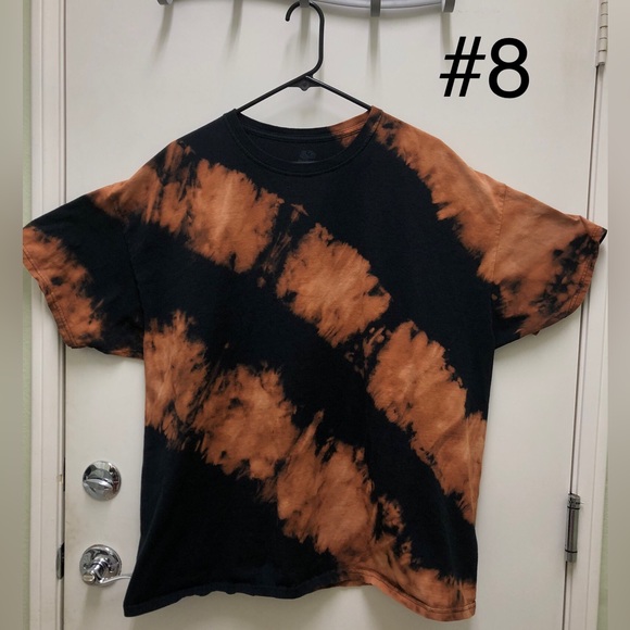Tie dyed and Reverse (bleach) dyed shirts! #1-11 are all 2XL! 100% Cotton. - Picture 11 of 14